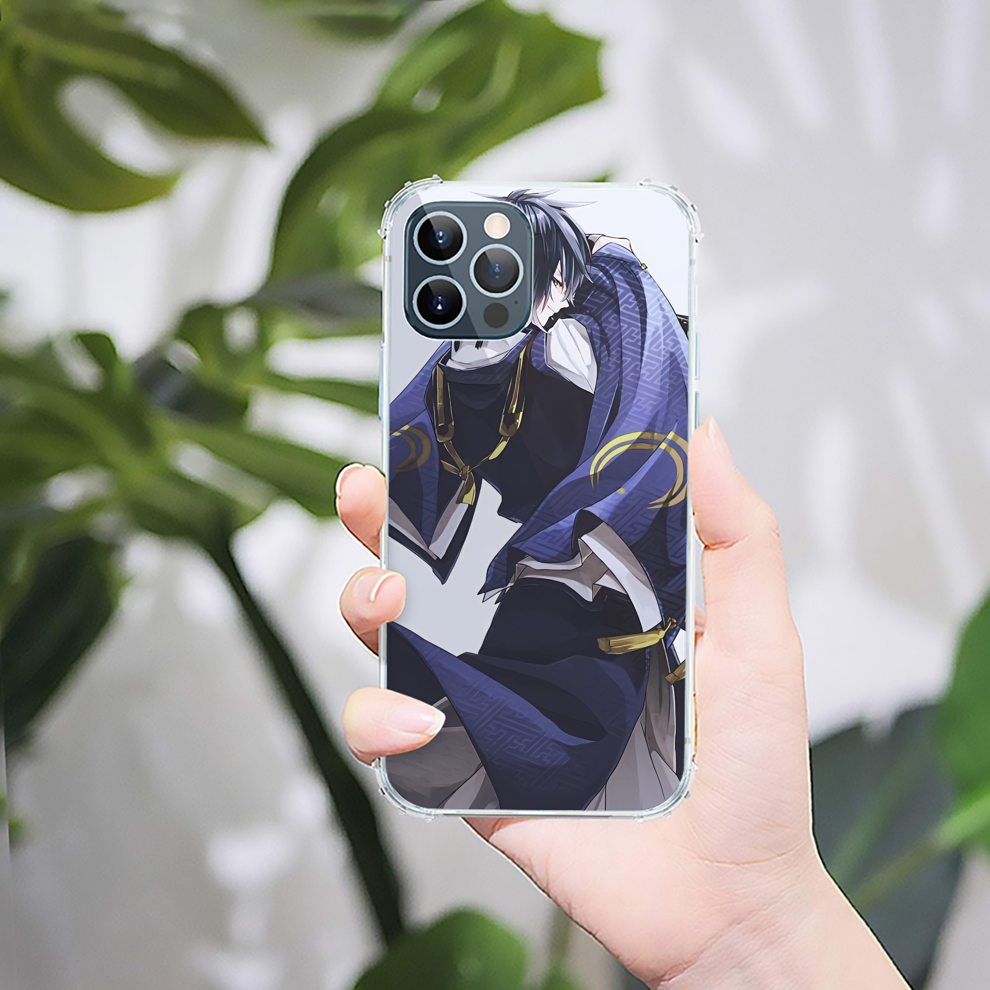 （画像用） 刀剣乱舞 Touken Ranbu 【iPhone 12シリーズ対応】透明スマホケース（クリアソフトケース）